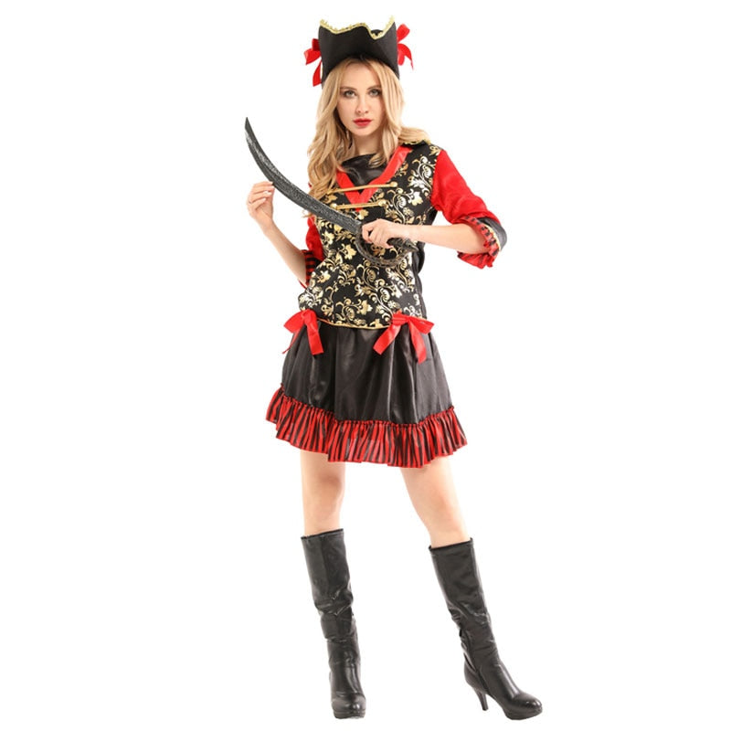 Piratenfrau Verkleidung - schick