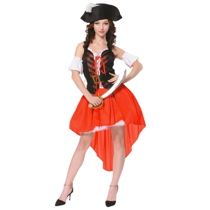 Piratenfrau Verkleidung - stark