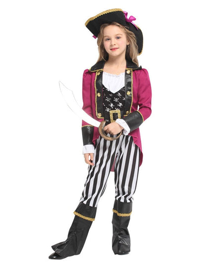 Piratenmädchen Verkleidung - Pink Corsaire