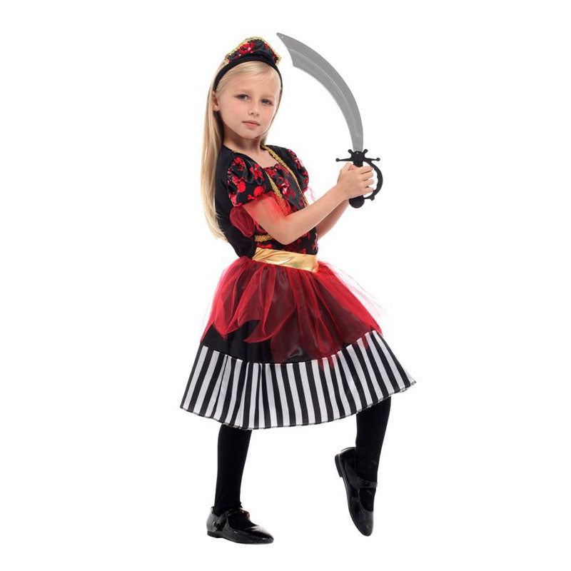 Piratenmädchen Verkleidung - rot