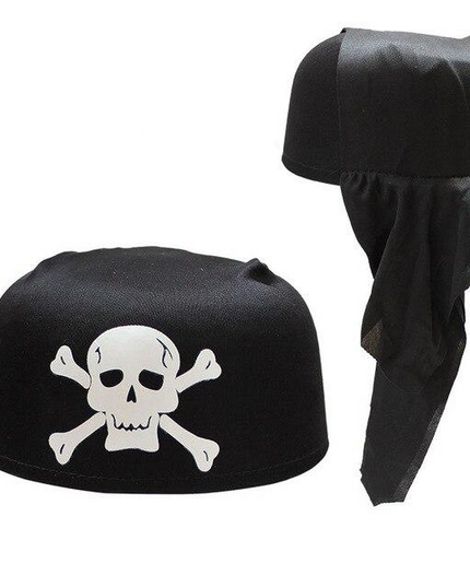 Bandana Pirat <br> Schwarzer Stil