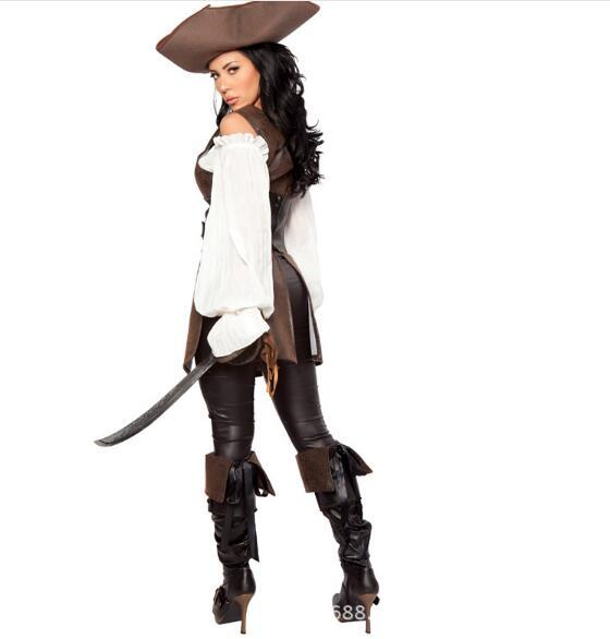 Piratenfrau Verkleidung - Barock