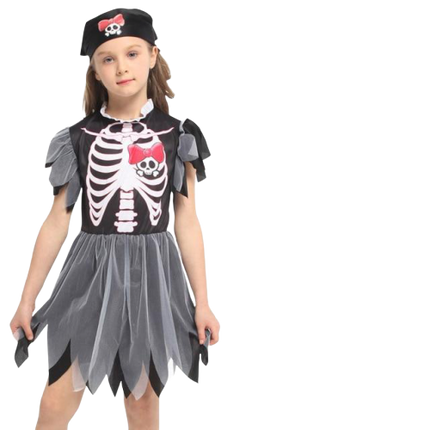 Pirate Girl Verkleide <br> Halloween (4 Jahre alt)