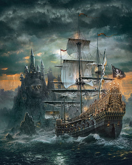 Piratenpuzzle <br> Erwachsener Riese