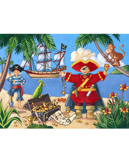 Piraten -Puzzle <br> und sein DJECO -Schatz