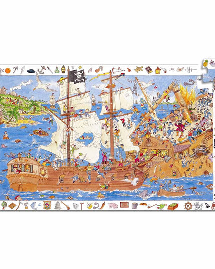 Piratenpuzzle <br> 100 Stücke