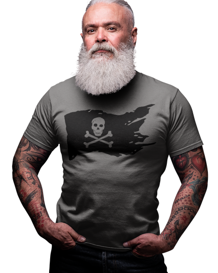 Pirat t -Shirt - Jolly Roger Flagge