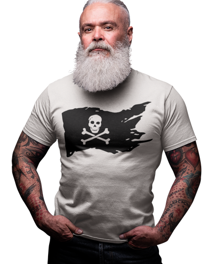 Pirat t -Shirt - Jolly Roger Flagge
