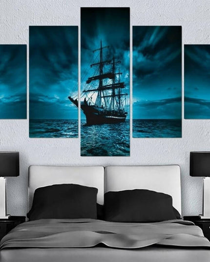 Piratentisch - Nachtblau (5 Zimmer)
